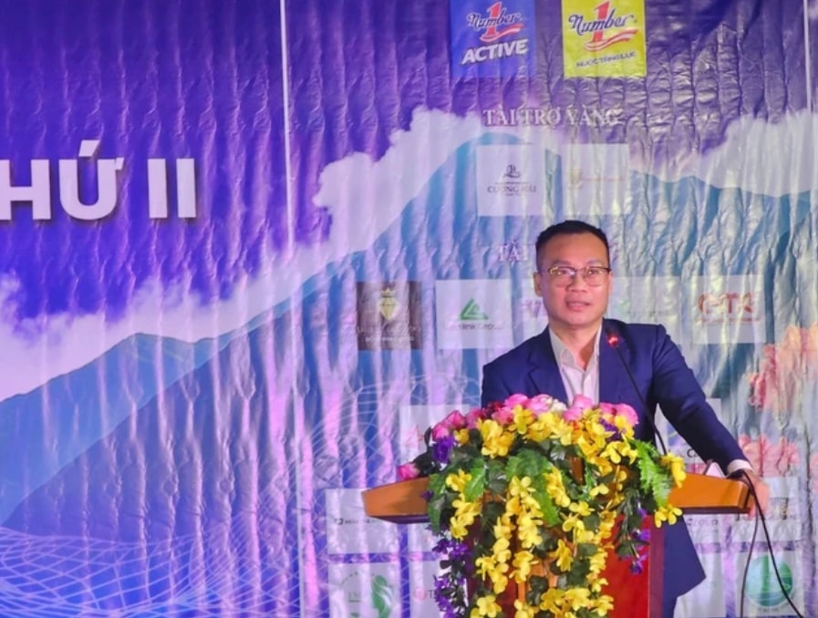  Ông Trần Ngọc Hà, Phó Tổng biên tập – Phó trưởng Ban tổ chức Giải phát biểu tại Chương trình