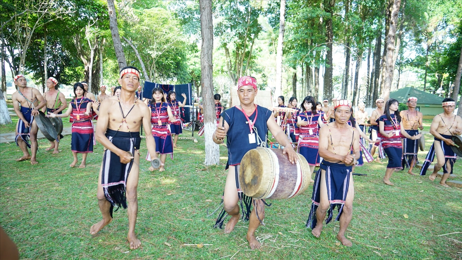 Ngày hội quy tụ gần 800 nghệ nhân tham gia, trong đó chủ yếu là dân tộc Gia Rai và Ba Na Ngày hội quy tụ gần 800 nghệ nhân tham gia, trong đó chủ yếu là dân tộc Gia Rai và Ba Na