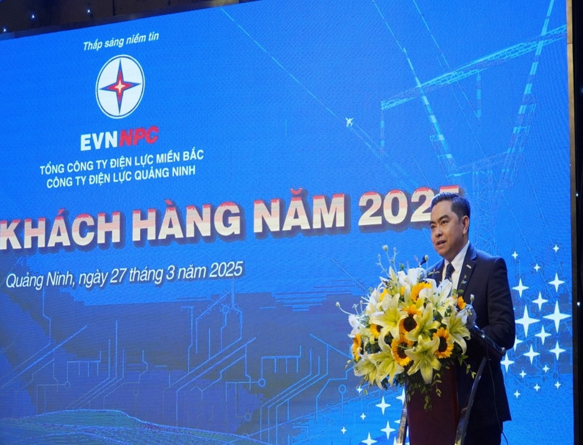 Đại diện khách hàng lớn Ông Nguyễn Văn Nhân – Tổng Giám đốc Công ty CP Đô thị Amata Hạ Long phát biểu tại Hội nghị.
