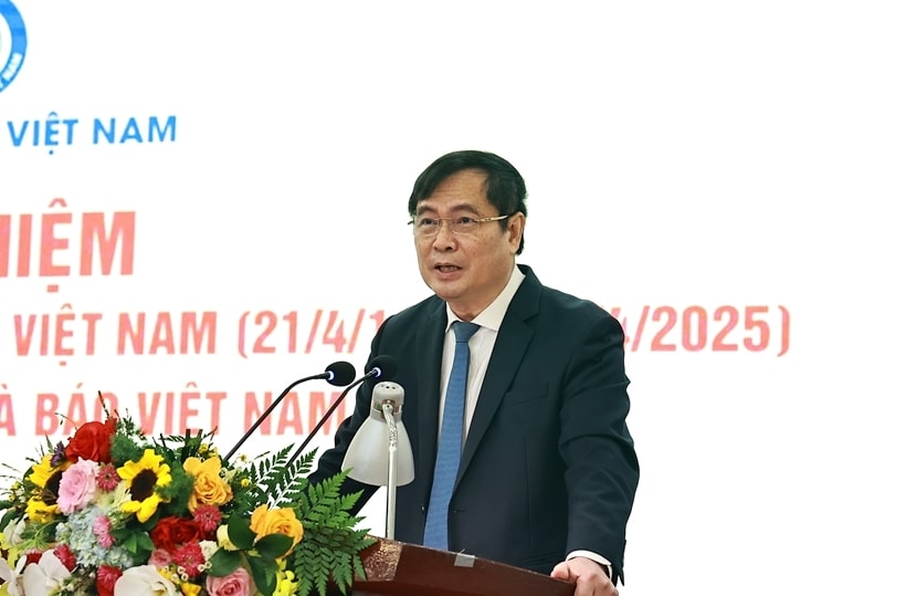 Phó Trưởng Ban Tuyên giáo và Dân vận Trung ương Phan Xuân Thủy phát biểu tại Lễ kỷ niệm. Phó Trưởng Ban Tuyên giáo và Dân vận Trung ương Phan Xuân Thủy phát biểu tại Lễ kỷ niệm.
