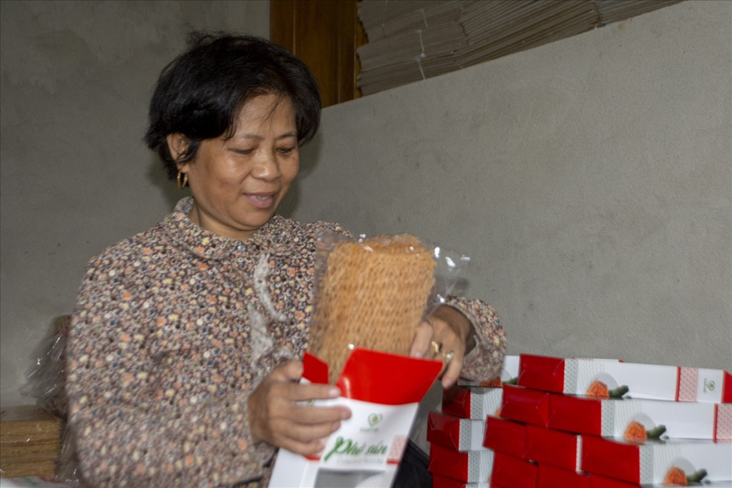 Trung bình mỗi ngày, làng nghề cung cấp cho thị trường hơn 600 - 700kg phở sắn.