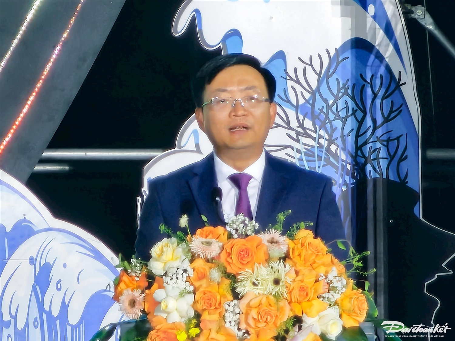 Ông Nguyễn Thế Anh, Chủ tịch UBND thị xã Nghi Sơn phát biểu tại sự kiện