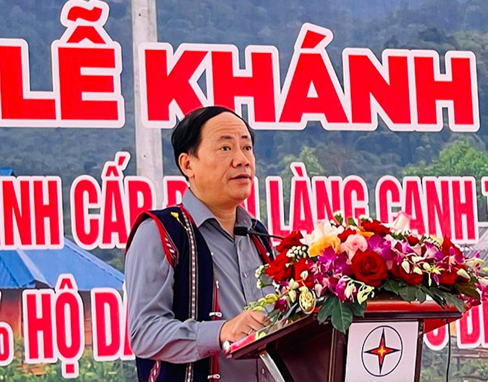 Ông Phạm Anh Tuấn, Chủ tịch UBND tỉnh Bình Định phát biểu tại buổi lễ