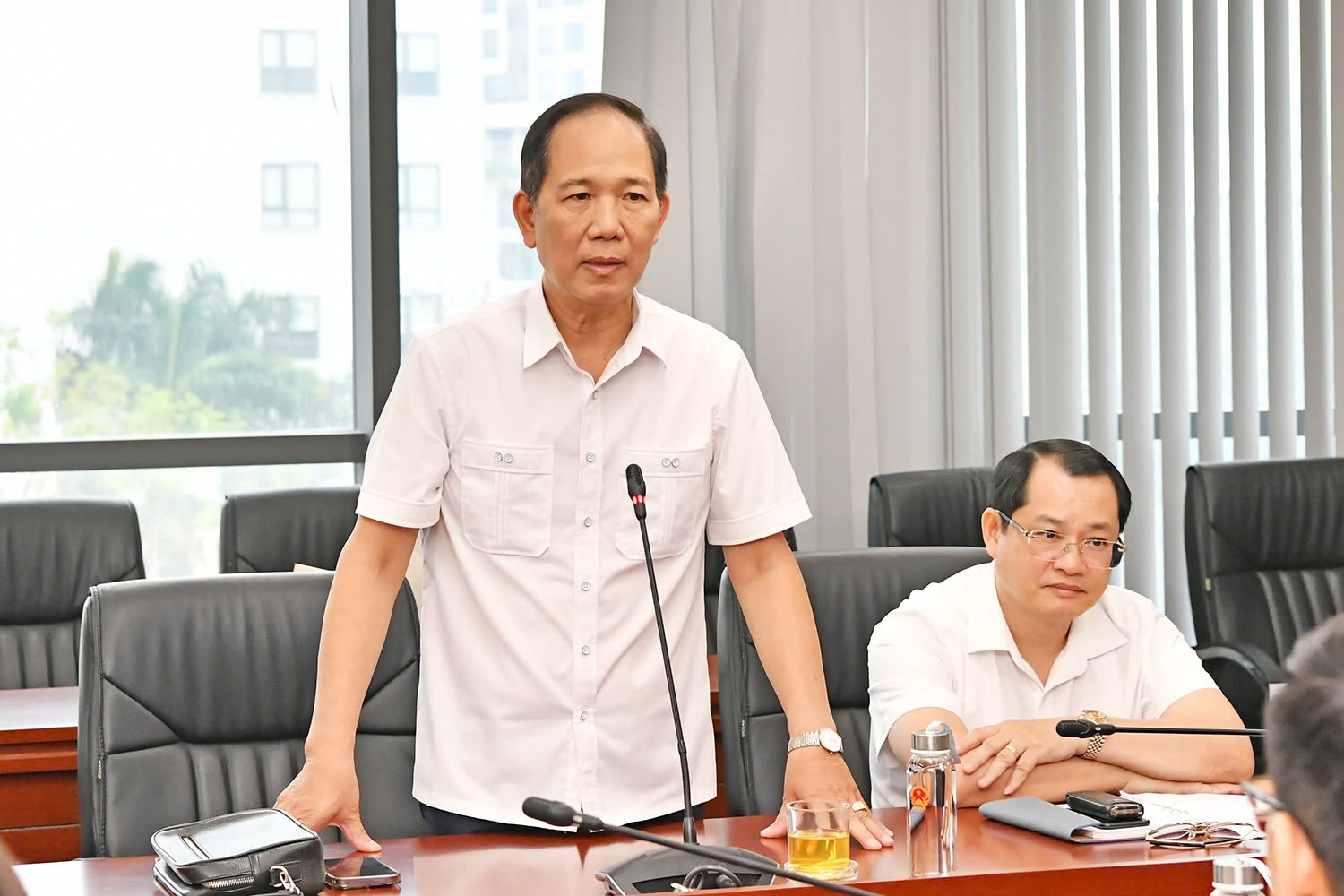 Ông Nguyễn Quang Hải phát biểu tại buổi lễ