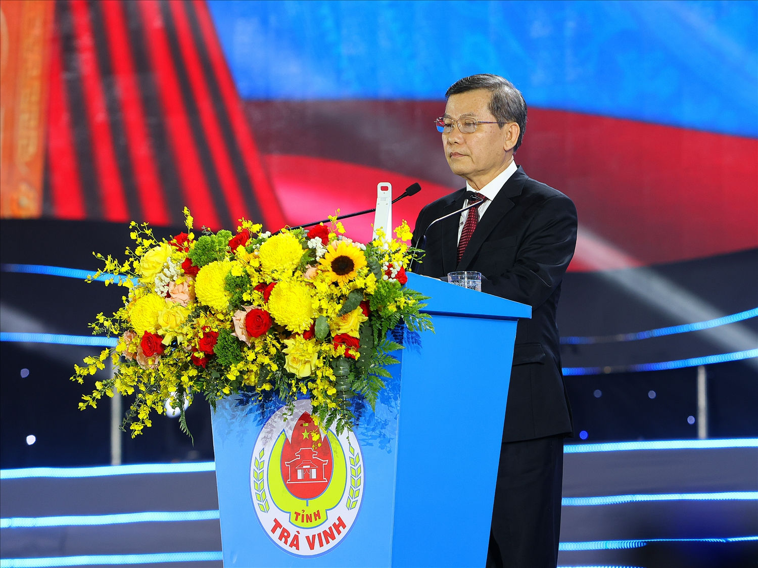 Bí thư Trung ương Đảng, Chánh án Tòa án Nhân dân Tối cao Lê Minh Trí phát biểu tại buổi lễ Bí thư Trung ương Đảng, Chánh án Tòa án Nhân dân Tối cao Lê Minh Trí phát biểu tại buổi lễ