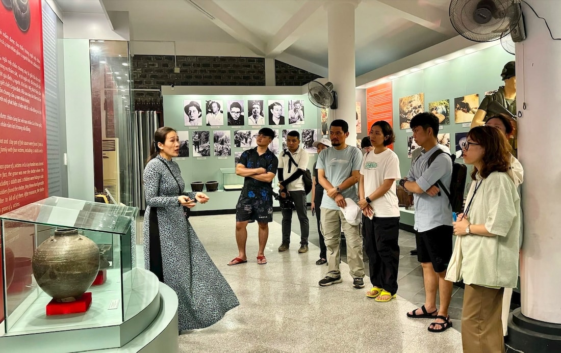 Ngày nay, Khu chứng tích Sơn Mỹ trở thành điểm thu hút du khách đến thăm quan, tìm hiểu lịch sử Ngày nay, Khu chứng tích Sơn Mỹ trở thành điểm thu hút du khách đến thăm quan, tìm hiểu lịch sử
