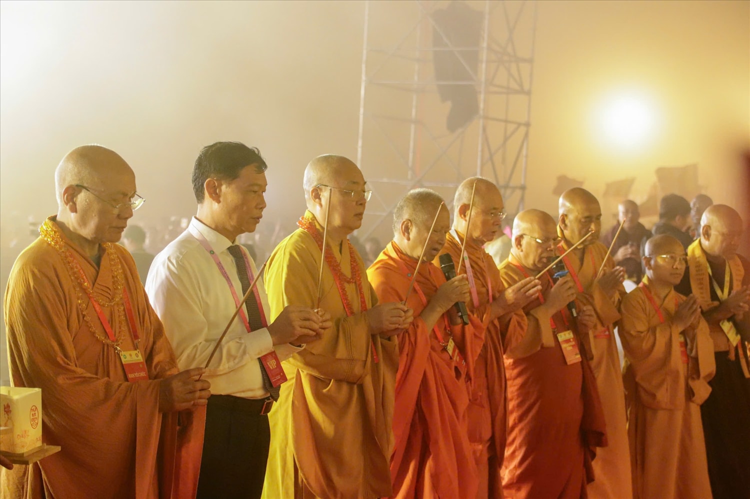 Phát biểu tại buổi lễ, ông Nguyễn Hồng Thanh, Quyền Chủ tịch UBND tỉnh Tây Ninh, cho biết, Tây Ninh là vùng đất giàu truyền thống văn hóa tâm linh, với núi Bà Đen là điểm đến tín ngưỡng quan trọng bậc nhất Nam Bộ. Việc tôn trí xá lợi Đức Phật từ Ấn Độ tại nơi này là một vinh dự lớn, đồng thời khẳng định vị thế của Tây Ninh như một trung tâm giao lưu văn hóa – tâm linh mang tầm quốc tế. Đây cũng là hoạt động đối ngoại văn hóa quan trọng, góp phần thúc đẩy tình hữu nghị giữa các quốc gia trên nền tảng giá trị Phật pháp.