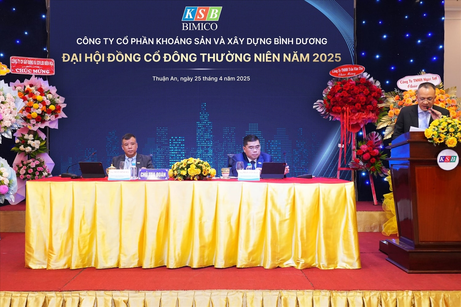 Đại hội cổ đông thường niên 2025 Công ty Cổ phần Khoáng sản và Xây dựng Bình Dương - KSB
