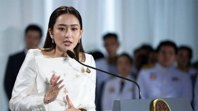Thủ tướng Vương quốc Thái Lan Paetongtarn Shinawatra. (Ảnh: THX/TTXVN)