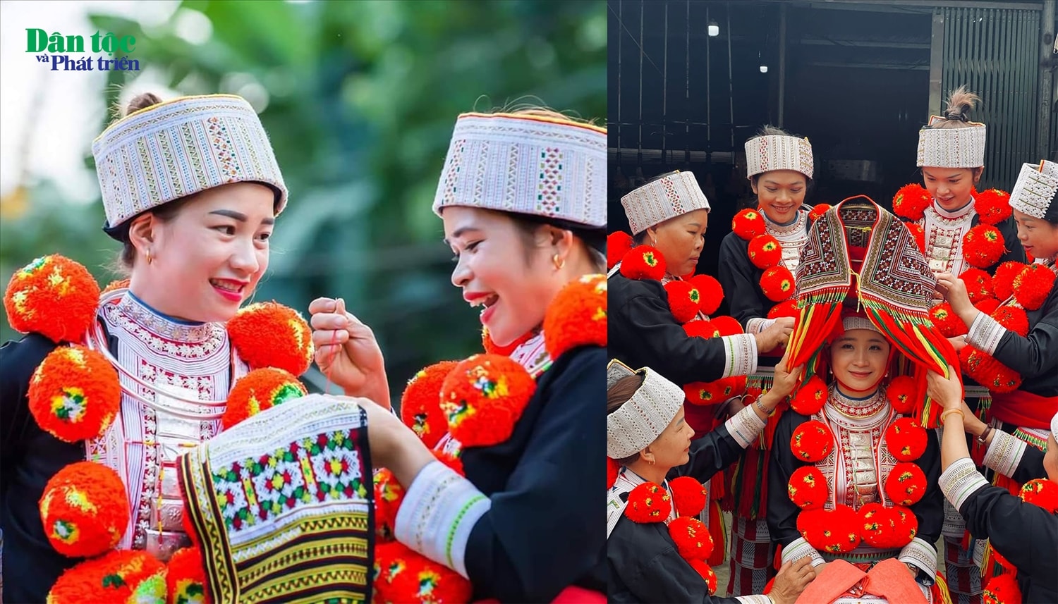 Nghệ thuật trang trí trên trang phục truyền thống của người Dao đỏ, Di sản văn hóa phi vật thể quốc gia năm 2019 do chính những người phụ nữ làm nòng cốt (Ảnh: Triệu Thị Nhất) Nghệ thuật trang trí trên trang phục truyền thống của người Dao đỏ, Di sản văn hóa phi vật thể quốc gia năm 2019 do chính những người phụ nữ làm nòng cốt (Ảnh: Triệu Thị Nhất)