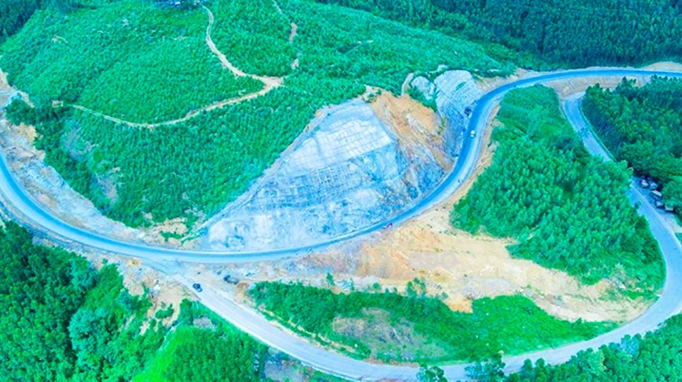 Bản vẽ cao tốc Quy Nhơn - Pleiku đi qua đoạn đèo An Khê (Ảnh Hải Yến) Bản vẽ cao tốc Quy Nhơn - Pleiku đi qua đoạn đèo An Khê (Ảnh Hải Yến)