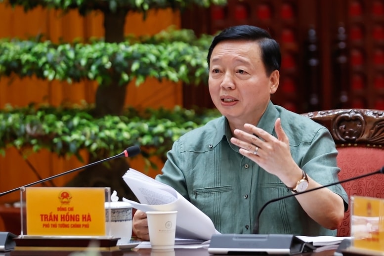 Phó Thủ tướng Trần Hồng Hà phát biểu tại phiên họp - Ảnh: VGP/Nhật Bắc Phó Thủ tướng Trần Hồng Hà phát biểu tại phiên họp - Ảnh: VGP/Nhật Bắc