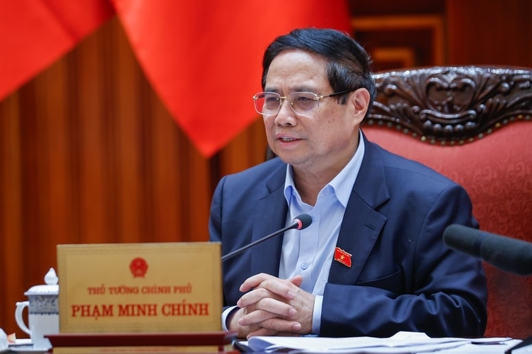 Thủ tướng Phạm Minh Chính đánh giá cao Bộ Xây dựng và các cơ quan liên quan đã nỗ lực triển khai các nhiệm vụ được giao, đạt được một số kết quả cụ thể - Ảnh: VGP/Nhật Bắc Thủ tướng Phạm Minh Chính đánh giá cao Bộ Xây dựng và các cơ quan liên quan đã nỗ lực triển khai các nhiệm vụ được giao, đạt được một số kết quả cụ thể - Ảnh: VGP/Nhật Bắc