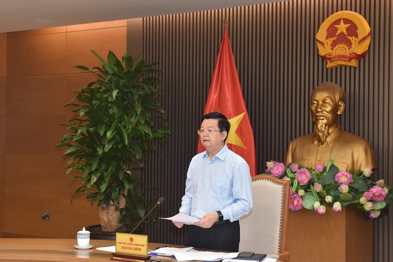 Phó Thủ tướng Mai Văn Chính chủ trì cuộc họp với Bộ Dân tộc và Tôn giáo về phân cấp, phân quyền, phân định thẩm quyền trong lĩnh vực công tác dân tộc, tín ngưỡng, tôn giáo - Ảnh: VGP/Giang Thanh