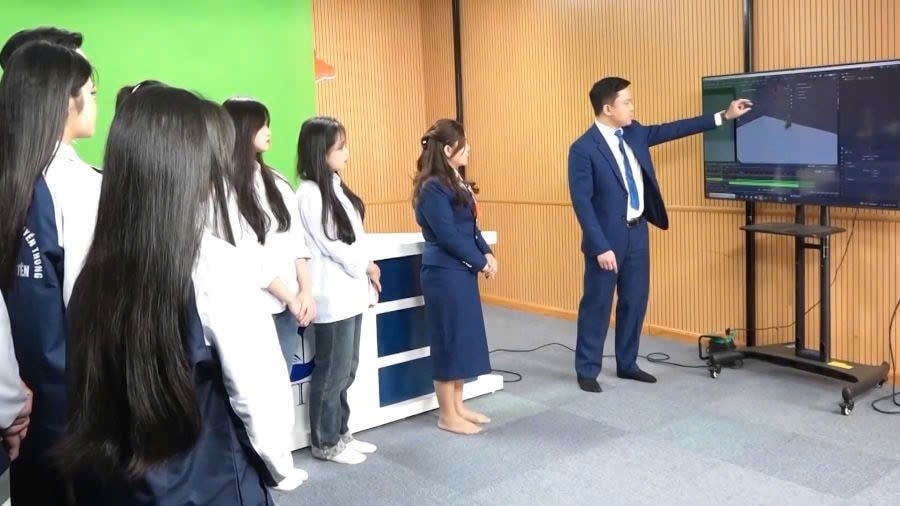 Phim trường số được đặt tại Trường Đại học Công nghệ Thông tin và Truyền thông (ICTU)