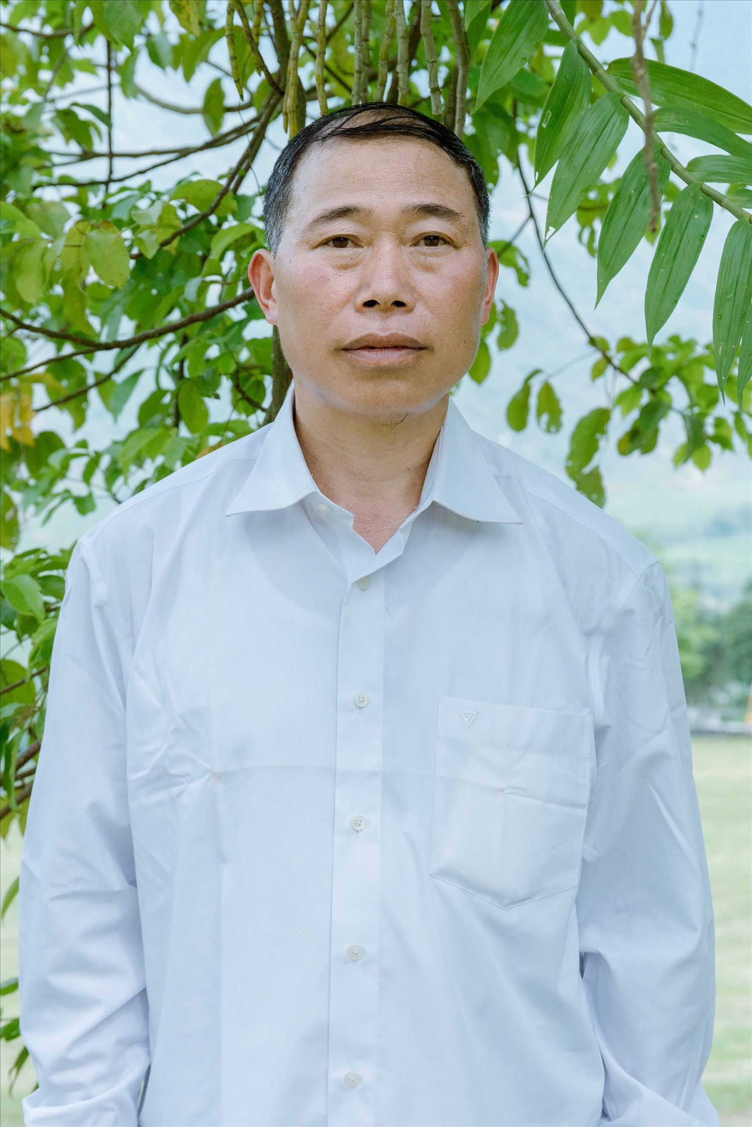 Ông Triệu Chòi Phú - Người có uy tín thôn Tân Phong, xã Hồ Thầu, huyện Hoàng Su Phì