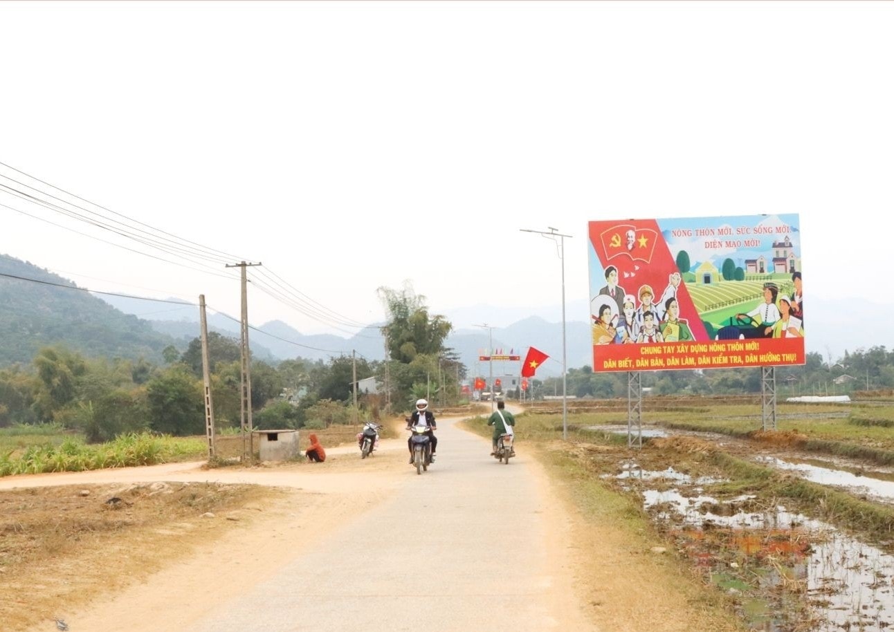 Một góc xã Mường Hung, huyện Sông Mã.