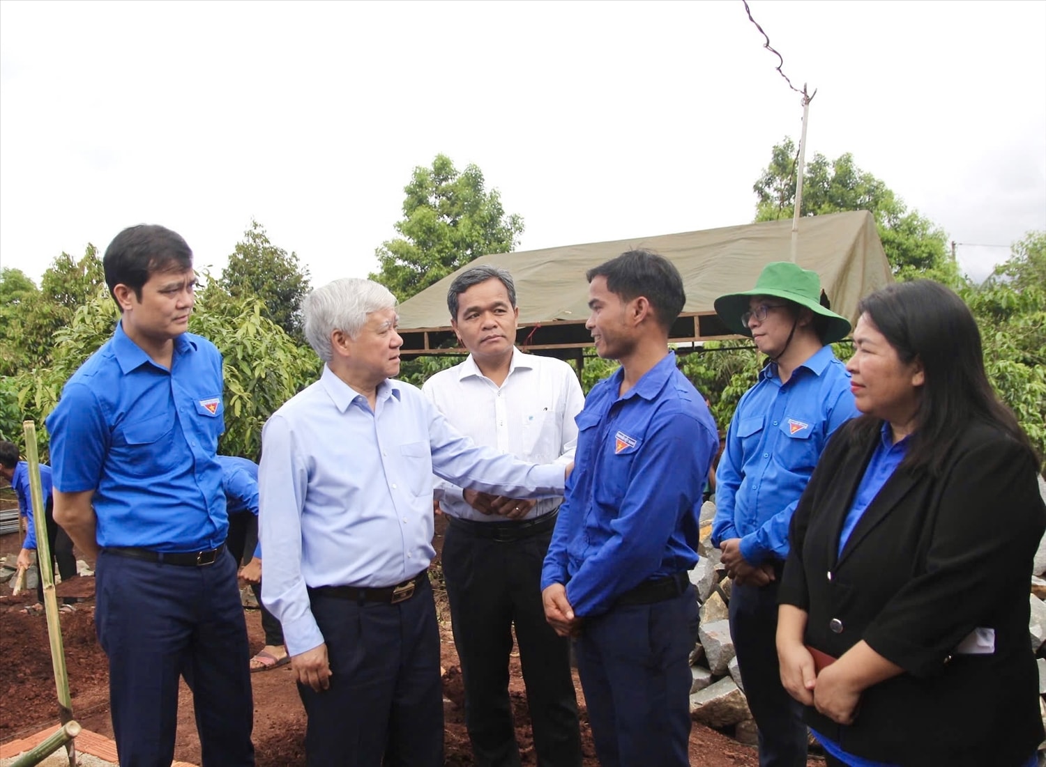 Chủ tịch Ủy ban Trung ương MTTQ Việt Nam Đỗ Văn Chiến kỳ vọng thanh niên sẽ đóng góp trí tuệ, sức trẻ cùng với toàn Đảng, toàn dân, toàn quân xây dựng nước Việt Nam hòa bình, giàu mạnh