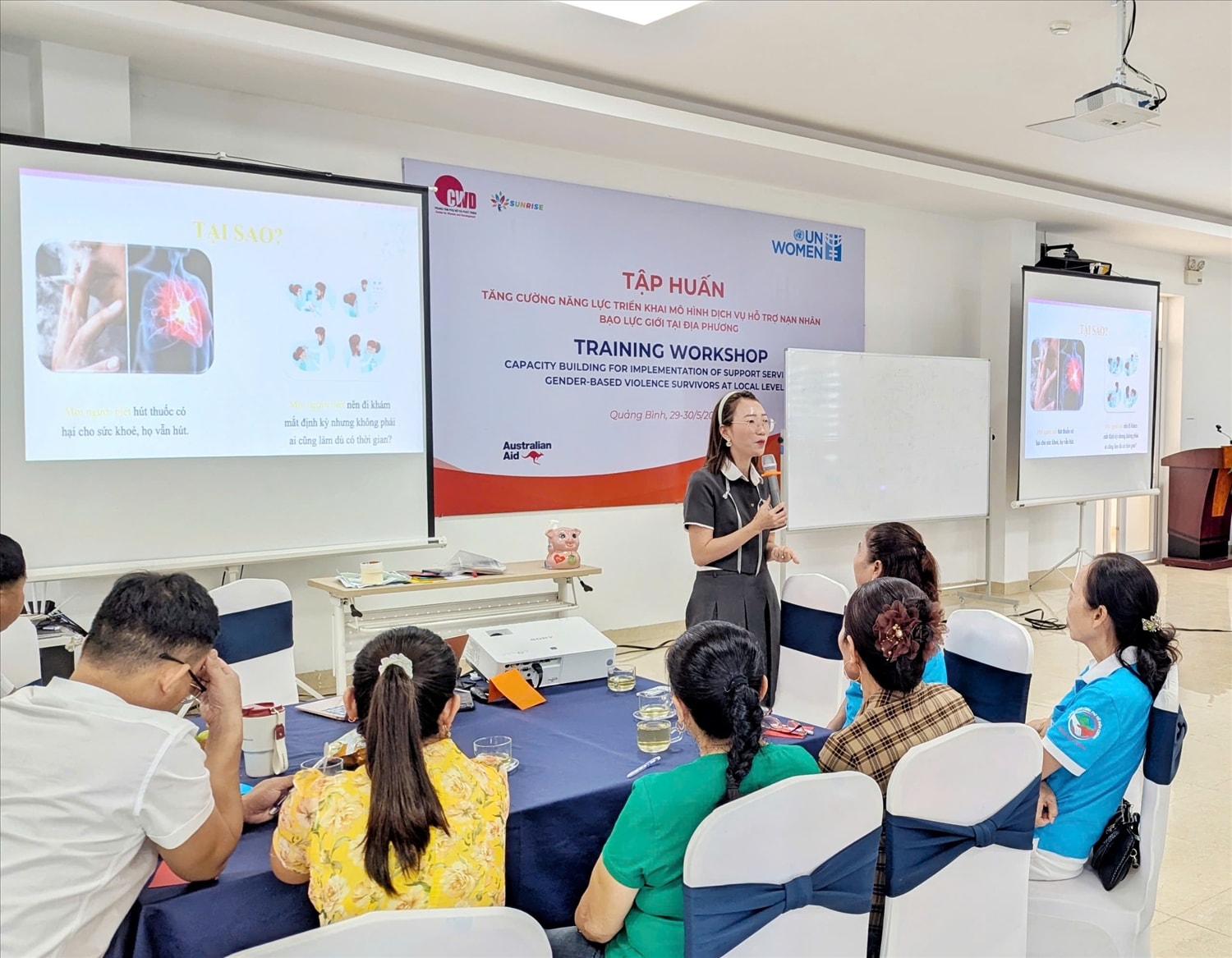 Chuỗi hoạt động chuyên sâu nhằm thúc đẩy xây dựng và thử nghiệm mô hình cung cấp dịch vụ thiết yếu cho nạn nhân bạo lực trên cơ sở giới 