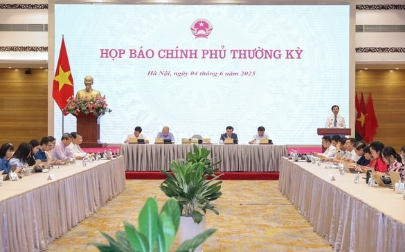 Quang cảnh họp báo