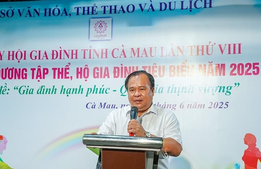 Ông Nguyễn Minh Luân, Phó Chủ tịch UBND tỉnh Cà Mau kêu gọi nhà nhà chung tay vì xã hội không bạo lực gia đình