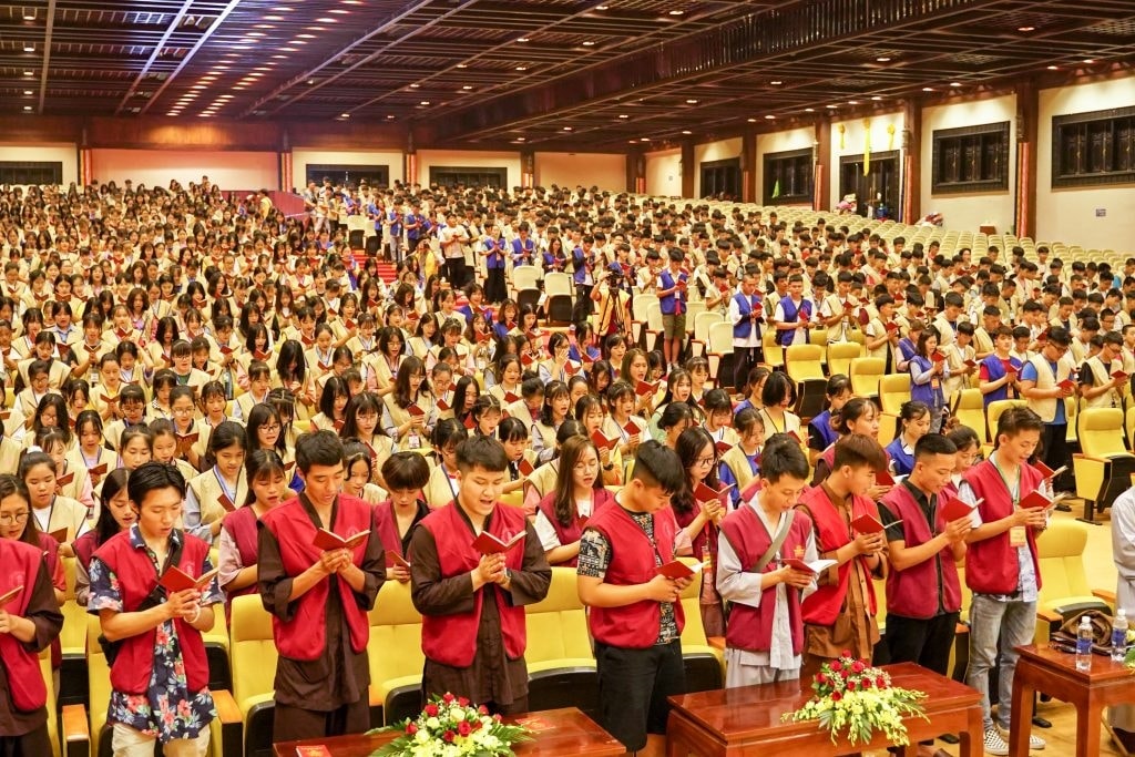 Khóa tu mùa hè tại chùa Bái Đính Ninh Bình