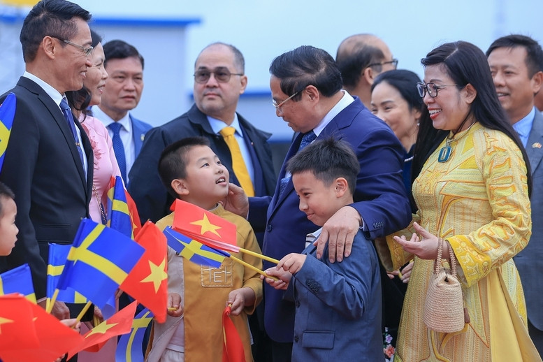 Đây là chuyến thăm đầu tiên của Thủ tướng Chính phủ Việt Nam đến Thụy Điển trong vòng 6 năm qua, nhằm làm sâu sắc hơn nữa quan hệ giữa Việt Nam với Thụy Điển - Ảnh: VGP/Nhật Bắc