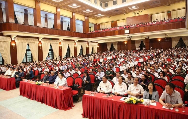 Các đồng chí đại biểu tham dự Hội nghị trong 2 ngày (14 và 15/6/2025) - Ảnh: VGP/Nguyễn Hoàng