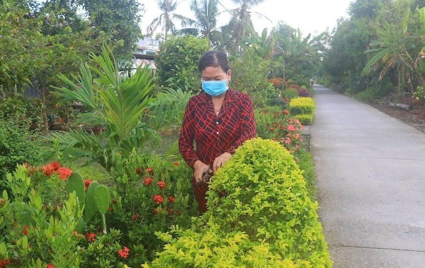 Bà con giáo dân xã Xuân Lộc, tỉnh Đồng Nai chăm sóc diện mạo NTM Bà con giáo dân xã Xuân Lộc, tỉnh Đồng Nai chăm sóc diện mạo NTM