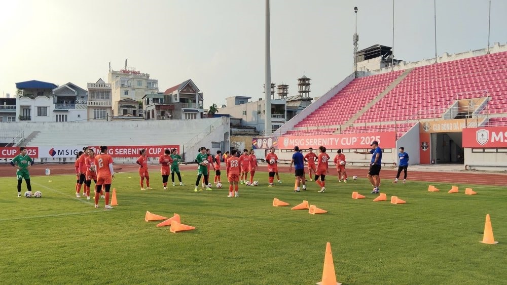 Đội tuyển nữ Việt Nam đã có mặt tại Hải Phòng để chuẩn bị tốt nhất cho giải đấu (Ảnh VFF) Đội tuyển nữ Việt Nam đã có mặt tại Hải Phòng để chuẩn bị tốt nhất cho giải đấu (Ảnh VFF)