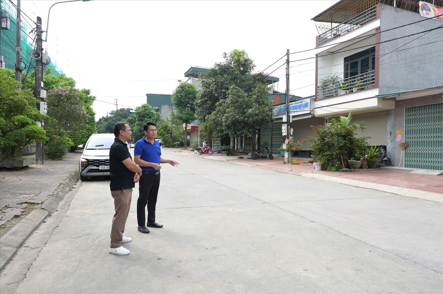 Khu dân cư đường Đinh Bộ Lĩnh, thôn Sơn Mãn, phường Lào Cai đã hoàn thành việc thống kê, kiểm đếm  (ảnh Trọng Bảo)