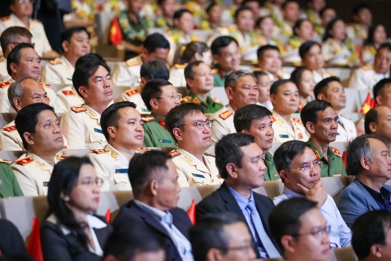 Các đại biểu dự Đại hội Thi đua 'Vì an ninh Tổ quốc' lần thứ IX - Ảnh: VGP/Nhật Bắc
