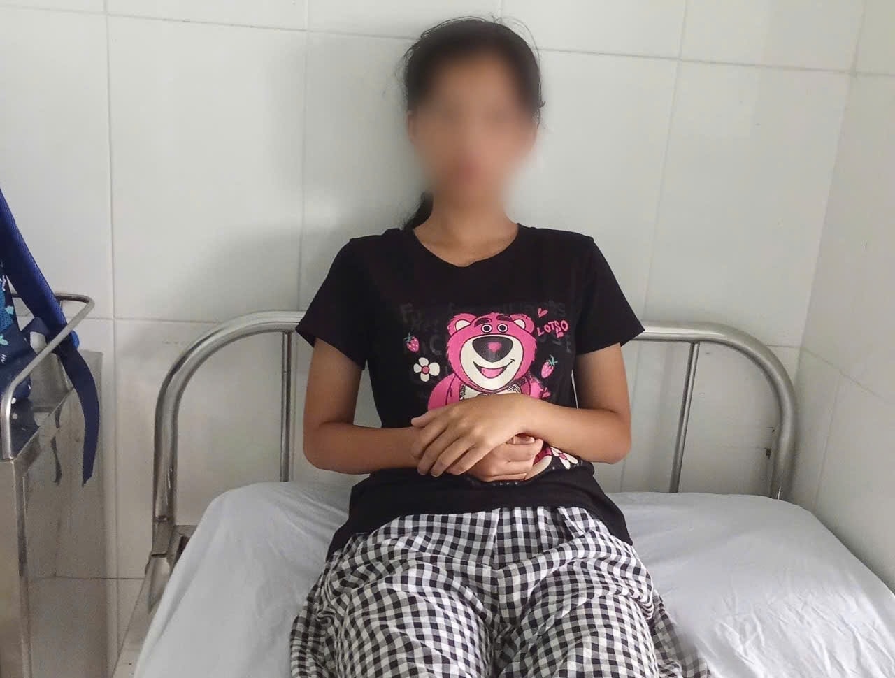 Em N. bị thương phần mềm, hiện đang theo dõi tại bệnh viện