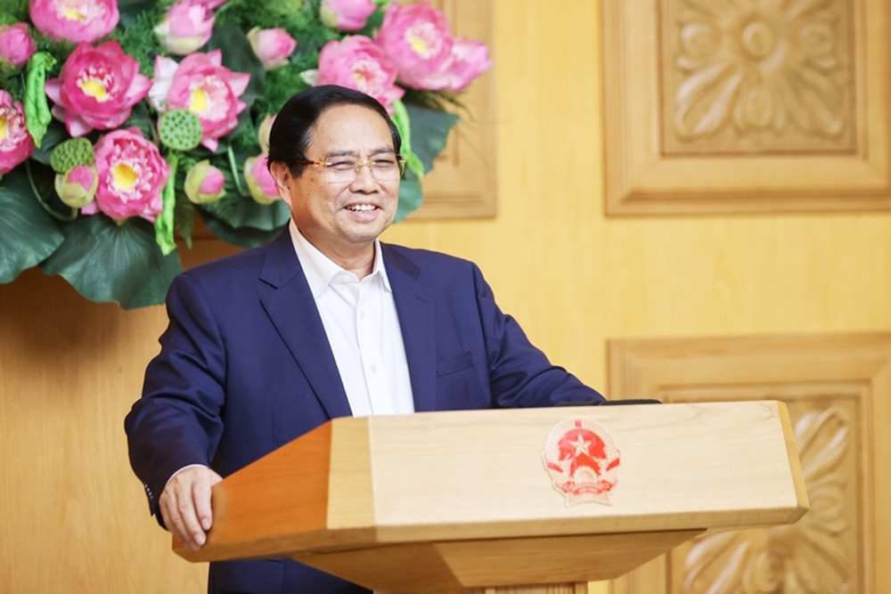 Thủ tướng Chính phủ cho biết thời gian qua, nhiều phong trào thi đua được phát động, triển khai có hiệu quả, có tính lan tỏa cao - Ảnh: VGP/Nhật Bắc