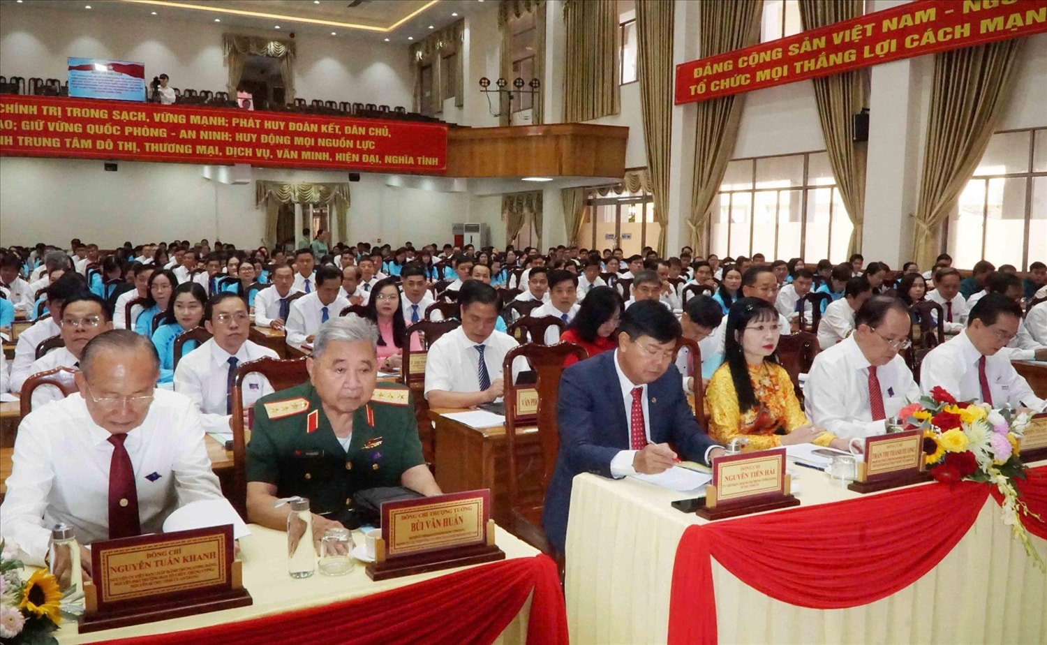 Các đại biểu tham dự Đại hội phường Long Xuyên, tỉnh An Giang  ( Ảnh: Như Tâm)
