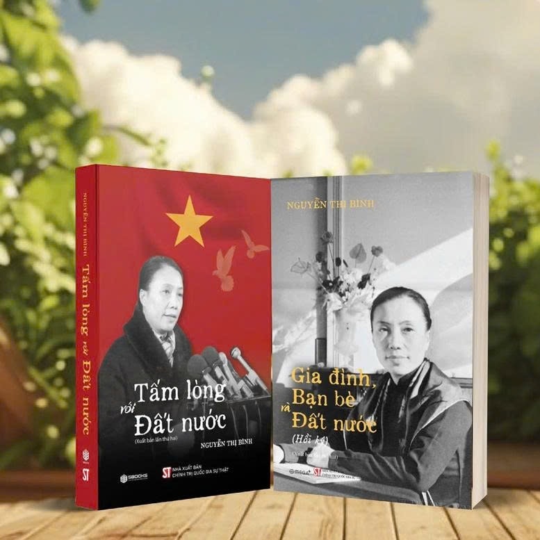 Hai ấn phẩm viết cuộc đời và những dấu son trong sự nghiệp của bà Nguyễn Thị Bình- nhà ngoại giao kiệt xuất, một nhân chứng sống đã tham gia, chứng kiến những biến chuyển thăng trầm của lịch sử dân tộc trong thế kỷ XX