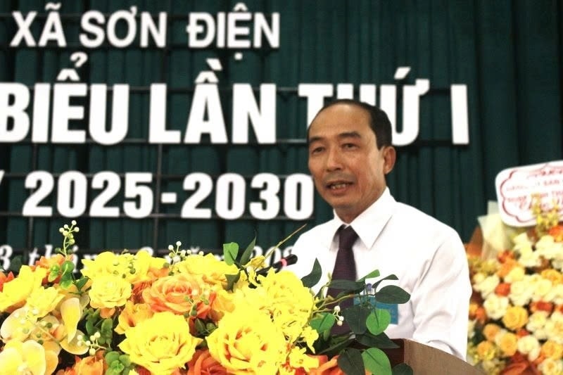 Ông Lê Tiến Lam, Phó Chủ tịch thường trực HĐND tỉnh Thanh Hóa, phát biểu chỉ đạo tại Đại hội.(ảnh Đình Giang)