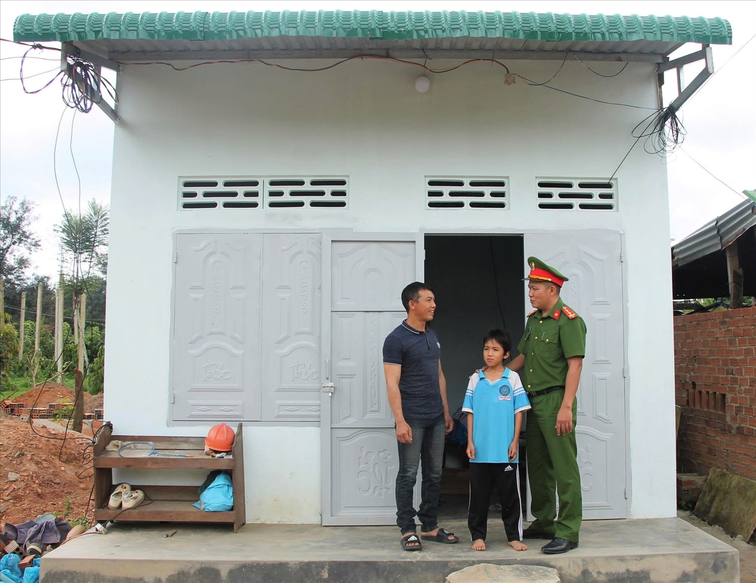 Tỉnh Đắk Lắk đã hoàn thành chương trình xóa nhà tạm, nhà dột nát đảm bảo tiến độ (ảnh: Lê Hường)