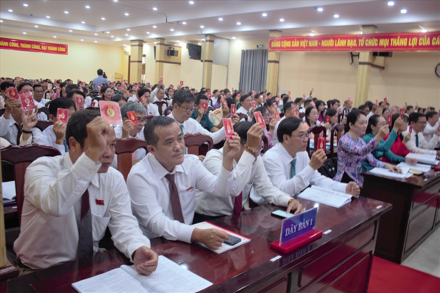 Có 247 đại biểu chính thức dự Đại hội. (Ảnh: Tào Đạt) Có 247 đại biểu chính thức dự Đại hội. (Ảnh: Tào Đạt)