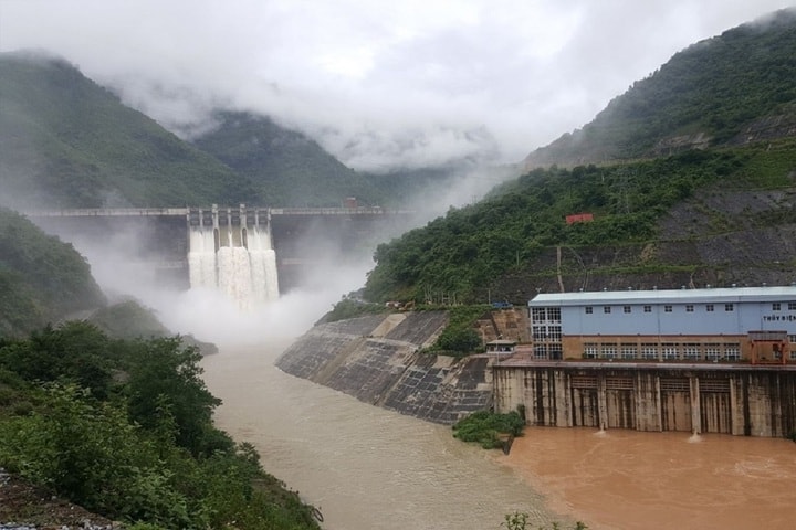 Thủy diện Bản Vẽ là công trình thủy điện lớn nhất khu vực Bắc Trung Bộ  (Ảnh: CTV)
