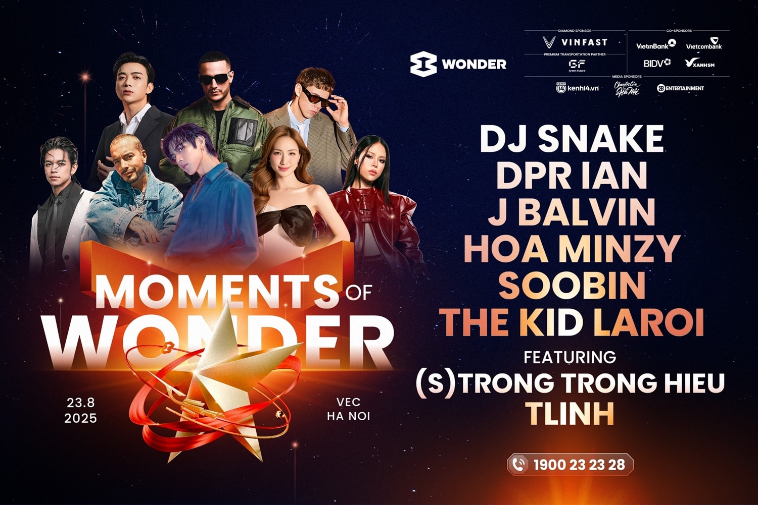 8Wonder tạo khác biệt bằng dàn sao đình đám khắp năm châu