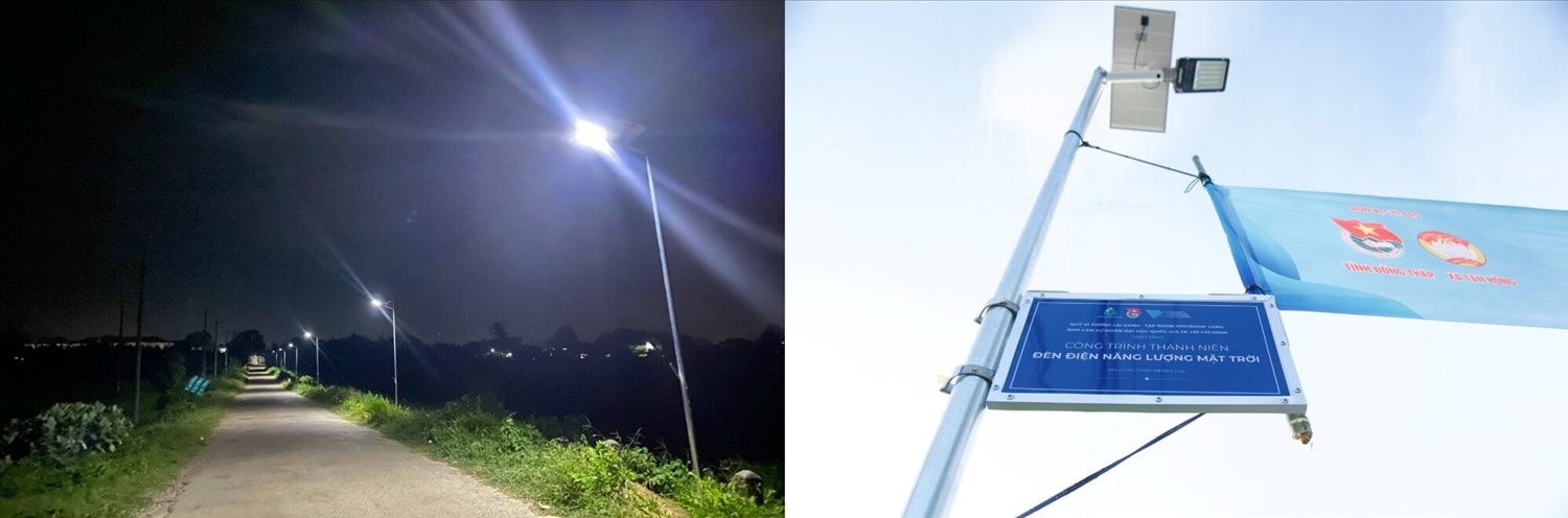 Thành quả của chiến dịch “Ánh sáng xanh” thực sự ấn tượng với 33.600 mét đường giao thông nông thôn được thắp sáng từ Bắc vào Nam Thành quả của chiến dịch “Ánh sáng xanh” thực sự ấn tượng với 33.600 mét đường giao thông nông thôn được thắp sáng từ Bắc vào Nam
