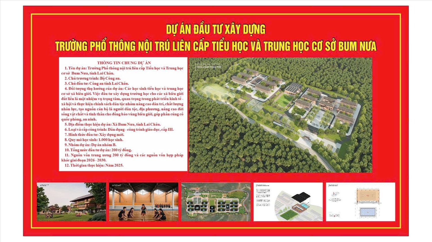Thiết kế tổng thể trường phổ thông nội trú liên cấp tiểu học học và trung học cơ sở Bum Nưa (ảnh Trọng Bảo) Thiết kế tổng thể trường phổ thông nội trú liên cấp tiểu học học và trung học cơ sở Bum Nưa (ảnh Trọng Bảo)