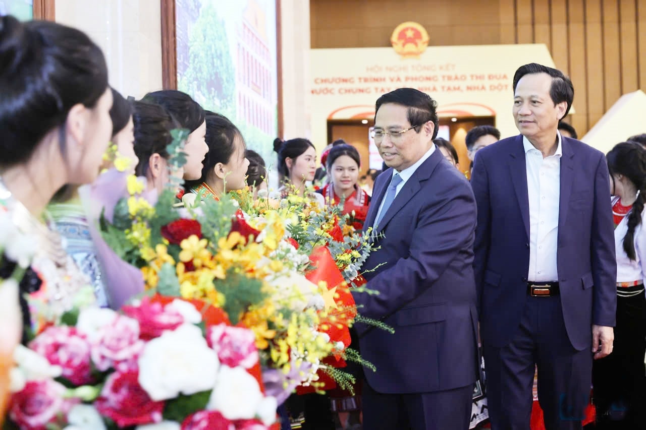 Thủ tướng Chính phủ Phạm Minh Chính đến dự và chủ trì Hội nghị. (Ảnh Lê Anh Dũng)
