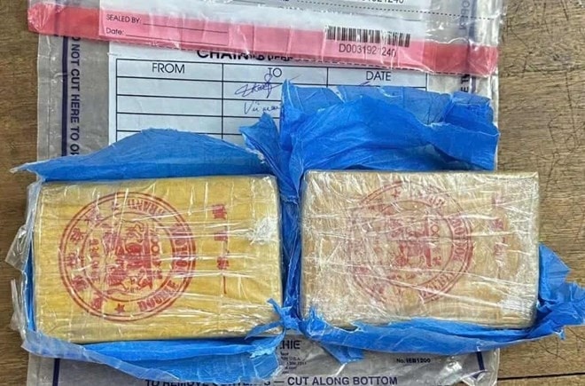 Tang vật Công an Tuyên Quang triệt phá đường dây mua bán ma túy liên tỉnh. Ảnh: Công an Tuyên Quang