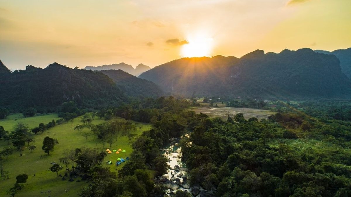 Bản Còi Đá, xã Kim Ngân (Quảng Trị) hiện có 80 hộ đồng bào Bru Vân Kiều sinh sống (Ảnh: CTV)