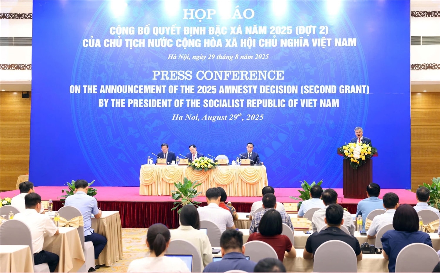  Quang cảnh buổi họp báo (Ảnh: Đức Tuân - VGP)