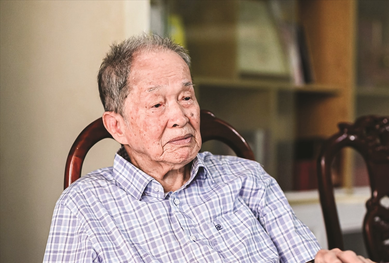 Chiến sĩ tình báo huyền thoại Đại tá Tư Cang. Ảnh: NVCC