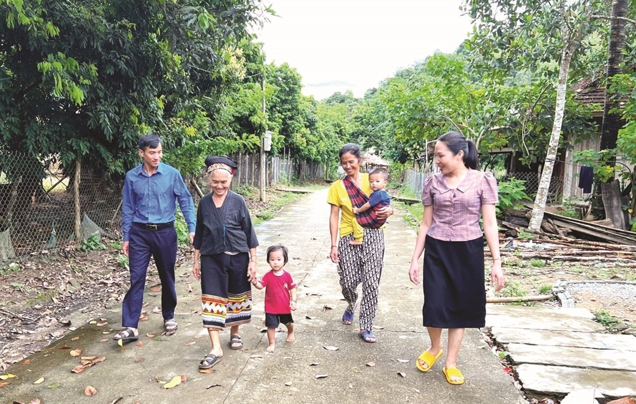 Một góc bản Văng Môn, xã Nga My, tỉnh Nghệ An