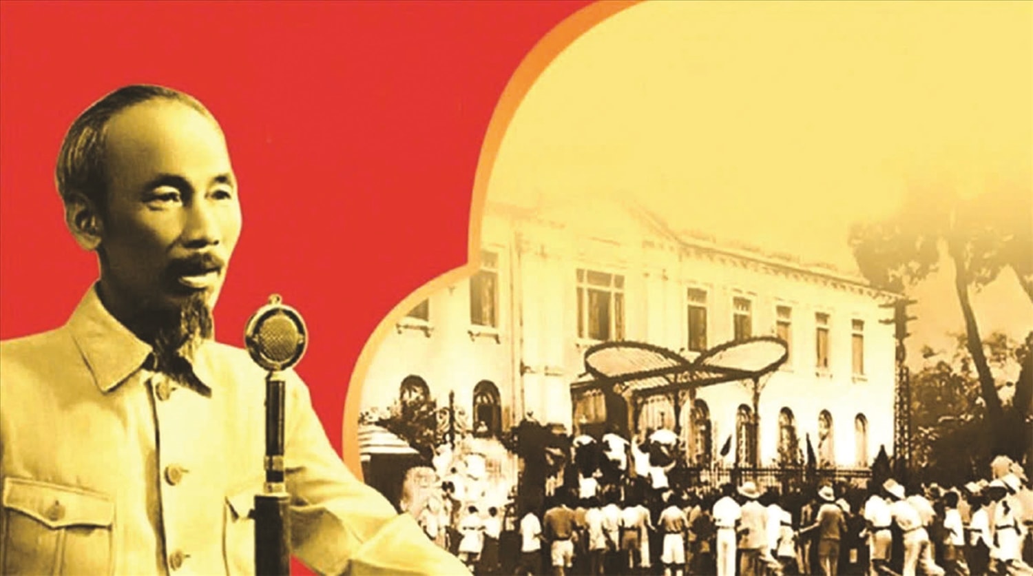 Tuyên ngôn Độc lập - Bản Anh hùng ca bất diệt, được Chủ tịch Hồ Chí Minh trịnh trọng tuyên bố trước quốc dân và thế giới ngày 2/9/1945. ẢNH: TL